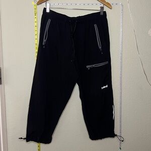 Baleaf Black Joggers with Zipper Pockets
